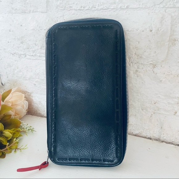 VISVIM ORGANIZED WALLET LEATHER BLACK - Picture 1 of 10